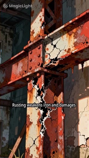 Rusting of iron #10classresult #chemistrypage #chemicalchange