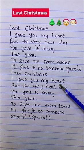Last Christmas song by Wham #lastchristmas #wham #christmas2026 #songlyrics