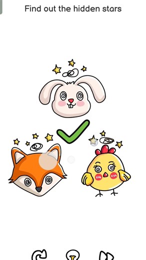 Brain Out Level 74 - Find out the hidden stars