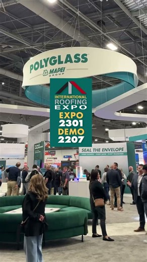 📍 Day 1 at IRE 2026 — That’s a Wrap! 👏 What a great start at the International Roofing Expo. Day 1 was filled with conversations at the Polyglass booths, live demonstrations, and meaningful connections with contractors and industry professionals from across the roofing community. From discussing roofing performance and critical transition details to sharing insights on real-world applications, it was an energizing first day on the show floor — and we’re just getting started 🚀 📍 IRE 2026 | Bo