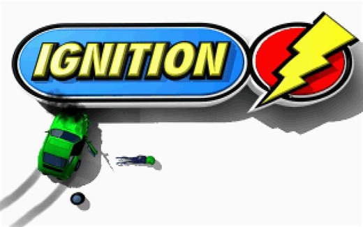 【怀旧】经典俯视角赛车游戏 IGNITION DOS版 杯赛模式 随录