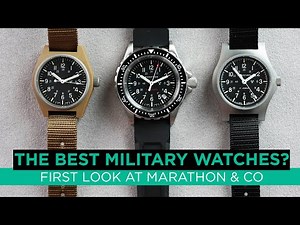 The BEST Military Watches?!? | First Look at Marathon&Co