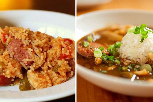 What's the Difference Between Gumbo and Jambalaya?
