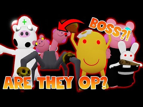ROBLOX PIGGY ALL NEW CHARACTERS SHOWCASE (CUSTOM)! | Piggy Roblox