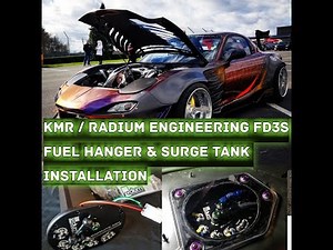FD3S RX7 Radium Engineering Fuel system install.
