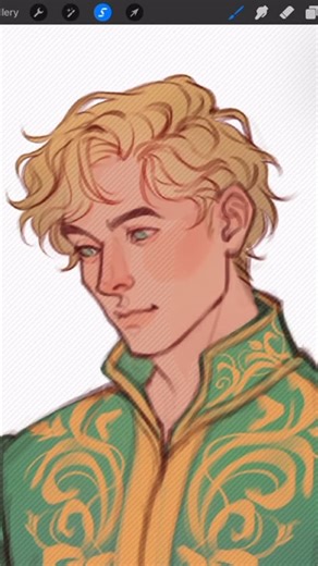 Arisha on Instagram: "how to draw a prince 👑 . . . sketch / art tutorial / procreate / art process / art tips"