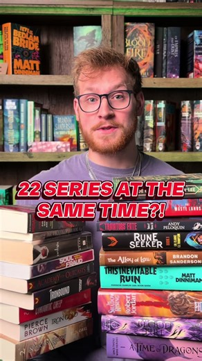 22 series at the same time?! Is this insane?! Look, I’ll be the first to admit that I have a problem starting series…there’s just so much out there that I want to read and want to get a taste of! But maybe 22 series is overkill… For some of these series, I’ve read every published book, and for others I’ve just been bouncing around. But maybe let’s try to do some damage control and finish some of them up? shoutout to all the wonderful authors that i have the honor of reading! @Aaron N. Hall - Aut