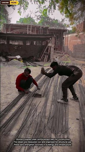 Steel Rebar Cutting and Preparation Process for Reinforced Concrete Construction