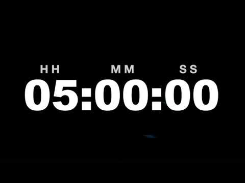 5 Hour Timer with Alarm | Simple Countdown (Full Screen) – ClockUnit