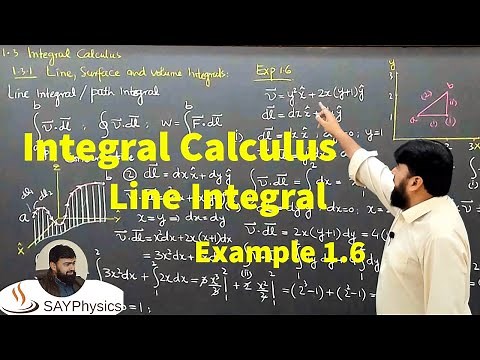 L8.1 Line integral | Path integral | What is a line integral?