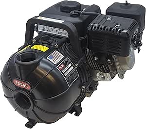 Pacer Pumps SE2PL E5.5 Multi-Purpose Water Transfer Pump with 2 Inch Inlet and Outlet, 150 GPM