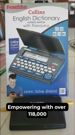 📚 Your Ultimate Language Buddy! Franklin Collins Digital Dictionary 🖋️✨