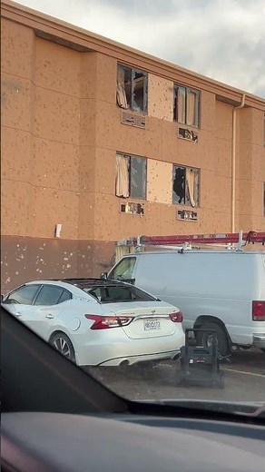 Baseball-Sized Hail Damages Fremont, Nebraska || ViralHog