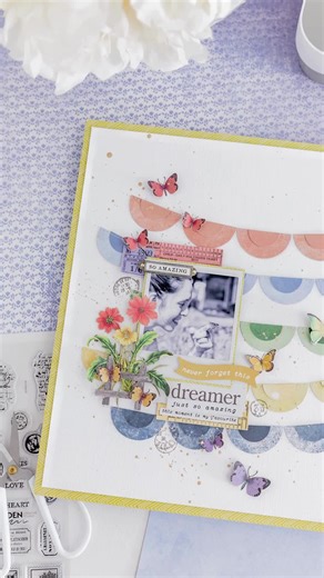 Here’s the first project in our New Year, New Hobby series... Design Team member Celes Gonzalo has created a bright, clean and simple scrapbook layout using our Page Starters Collection. It’s a perfect example of creating a clean and simple layout, that's beautiful and fun! We love the gorgeous colours, super effective bunting detail, and finishing touches from coordinating ephemera, laser cuts and stamps. This layout is ideal if you’re new to scrapbooking or looking for a calm, confidence-build