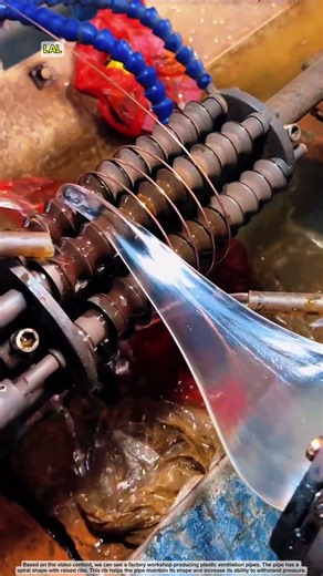 Production of specialized plastic ventilation pipes