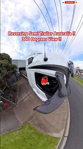 Backing Trailer Into Tight Spot: Semi Truck Reversing Skills Australia. Reversing Techniques