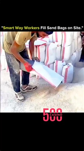 SCIENCE| BEYOND | EVERYTHING on Instagram: "1. Flood control and construction rely on sandbags, but filling them efficiently is key to saving time and energy. 2. Workers use pre-positioned sand funnels or holders, allowing sand to flow directly into bags without awkward lifting. 3. Teamwork techniques: one worker holds the bag, another shovels — synchronized motion reduces strain and speeds up filling. 4. Mechanical helpers, like portable sandbag fillers or conveyor belts, are increasingly used 