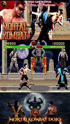 Sub-Zero vs Johnny Cage | Mortal Kombat (1992)