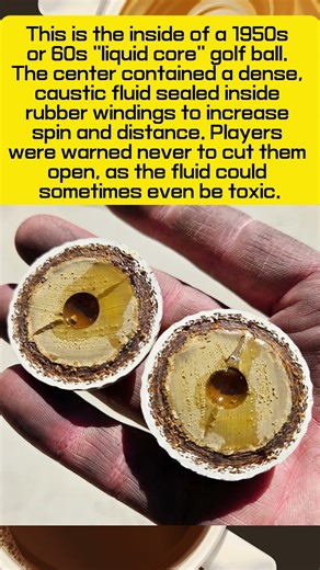 Don’t Cut It Open: The Caustic Liquid Core of 1950s Golf Balls