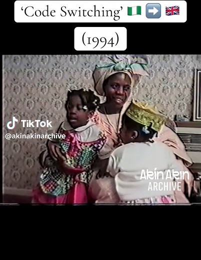 To be born in Britain to an African family affords one with the ability to code switch. It’s fascinating to see how a 3 year old is able to switch from Standard English to Pidgin and even Yoruba (not pictured above). The most common presentation of code switching for the British Born African child is using English at school and their mother tongue at home. Specifically for those of west African heritage the ‘home’ language can also be a creole of the host country i.e., Pidgin, Krio based on what