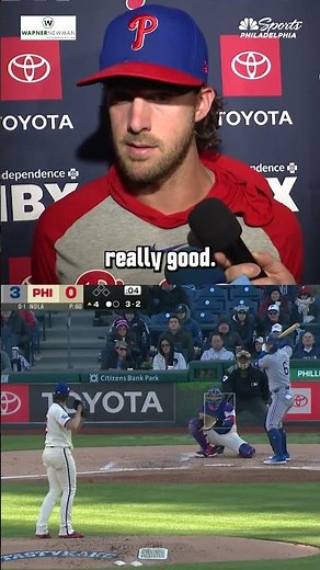 Aaron Nola shares the positives he took away from his first start of the season