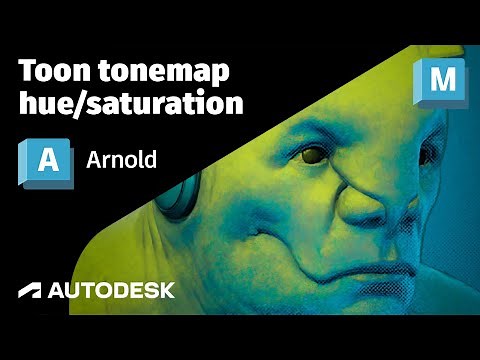 Arnold Tutorial - How to shade a character using the toon shader in Maya