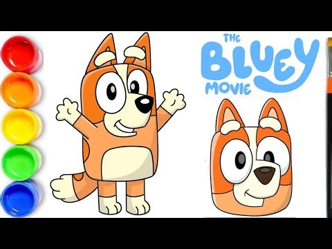 How To Draw Bingo from Bluey | Easy Step By Step Drawing Tutorial