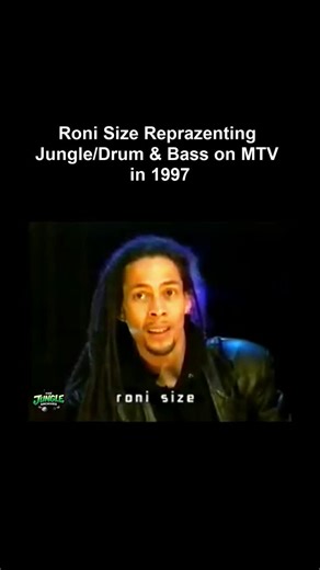 The Jungle Archives on Instagram: "🇬🇧 ➡️ 🇺🇸 Big up Roni Size each and every time! 👑 R.I.P. MTV Music Channel 🏆 #ronisizereprazent #ronisize #djdie #djkrust #djsuv"