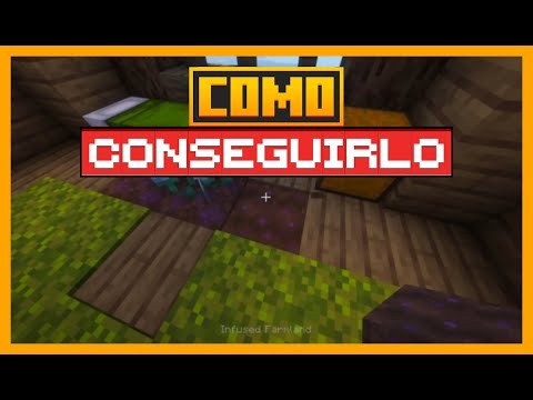 CÓMO USAR INFUSED FARMLAND sin AGUA en MINECRAFT con HEXALIA