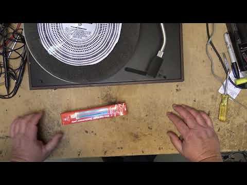 AR model XA manual turntable check over