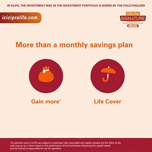 Create wealth with more than a monthly saving plan by invest in ICICI Pru Signature Online ULIP to get market-linked returns | ICICI Prudential Life Insurance