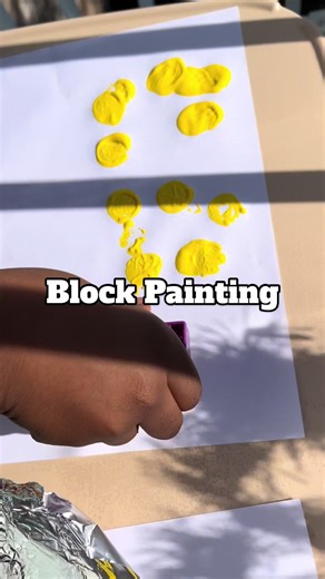 Block Painting Activities for Kids' Development