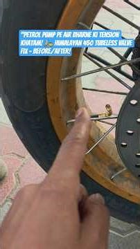 "Royal Enfield Himalayan 450 ke rare spoke wheels ka common problem solved #royalenfield 😱