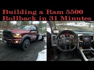 Building a RAM 5500 Rollback 4x4 In 31 Minutes. Cummins, Stainless Diesel Turbo, Tuned, Timelapse