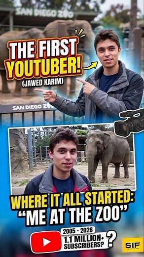 Meet Jawed: The First YouTuber Ever #meatthezoo #shorts #viral