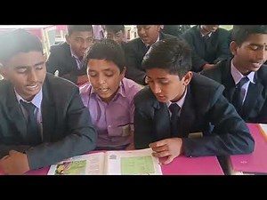 My Class 8th Standard Students Singing Marathi poem
