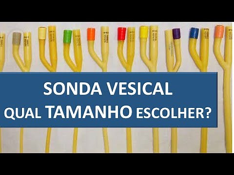 Numeração/tamanho/calibre da Sonda vesical em adulto? | Cotidiano de Enfermagem