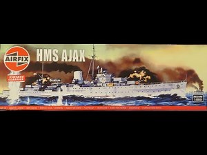 Airfix Vintage Classic 1:600 HMS Ajax - Review & Build