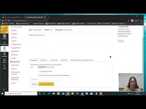 How to Re Submit an Document to a Canvas Assignment