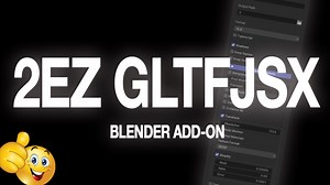 2EZ GLTFJSX Blender Add-on