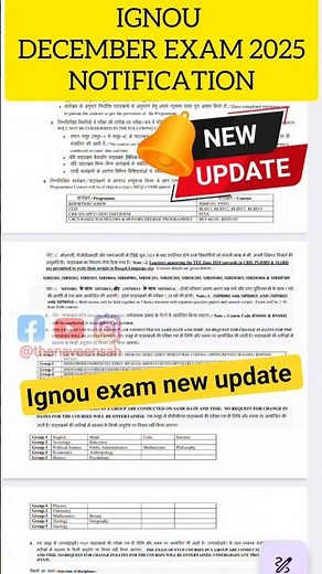 December 2025 Exam Form ExpectedRelease Date? |IGNOU Exam Form December 2025 |