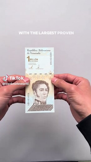 Venezuela still used 1 Million Bolivar Soberano banknote #bolivar #banknoteworld #venezuela
