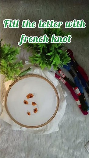 ✨ Handmade Embroidery on Handkerchief| Beautiful Letter “S” Design Tutorial | Easy DIY for Beginners