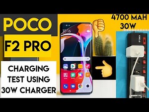 Poco f2 pro charging test using 30w charger