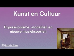 KUA Exam – Expressionism, atonality and new music genres