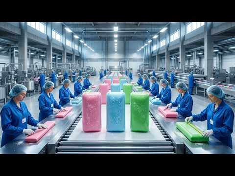 How Chewing Gum Is Made in Factory | Complete Production Process