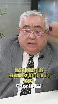 Enrique Ghersi: Vargas Llosa had 42% three months before the elections and ended up losing