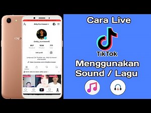 Cara Live Di TIKTOK menggunakan Musik / Lagu Pake 1 HP