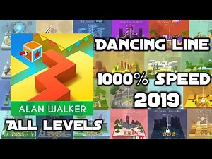 Dancing Line 2019 - ALL LEVELS 1000% Speed