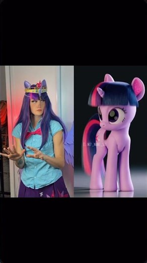 Twilight Sparkle meet Twilight Sparkle cosplay ✨ #mlp #cosplay